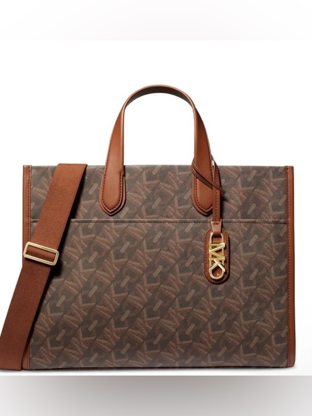 Michael Kors Gigi Large Empire Signature Logo Tote Bag